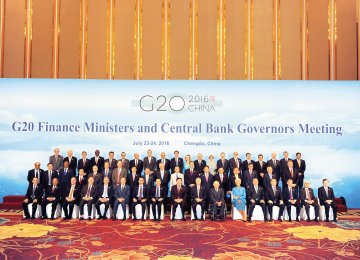 G20 Pledges to Use All Policy Tools to Support Growth