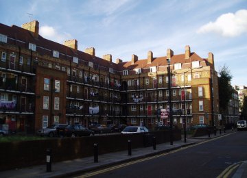 Age segregation could have consequences for the economy—such as higher unemployment and families struggling to look after each other. The picture shows a London ghetto.