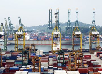 Singapore Exports Stall