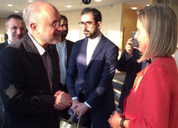 Mogherini, AEOI Chief Discuss Nuclear Deal