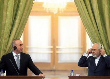 Turkish FM in Tehran:  Relations Unaffected  by Differences