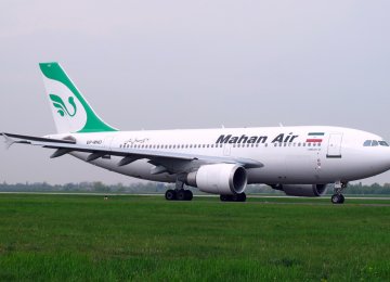 Mahan Air&#039;s New Planes Fly