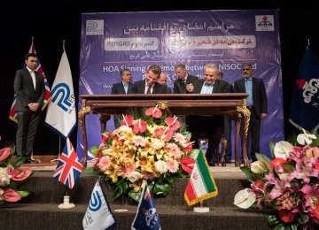 Pergas Consortium Signs HOA to Develop Iranian Oilfield