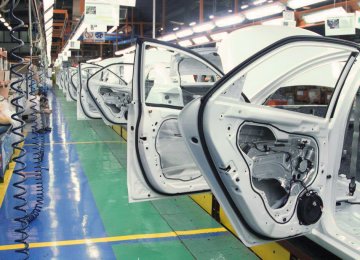 Iran Auto Output Up 4% in 10 Months