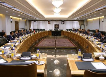 The central bank officials of Iran and Oman convened in Tehran on March 17.