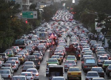 New Tehran Traffic Scheme Takes Off 