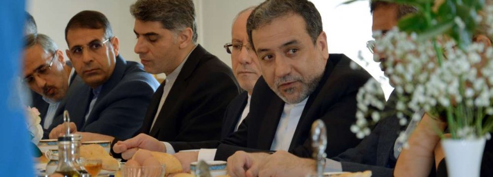 Araqchi in Europe to Push for JCPOA Implementation 
