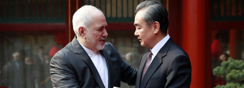 Tehran, Beijing Strengthening Strategic Partnership, Trust  