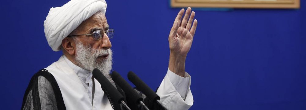 Ayatollah Jannati Resigns as Friday Prayers Leader