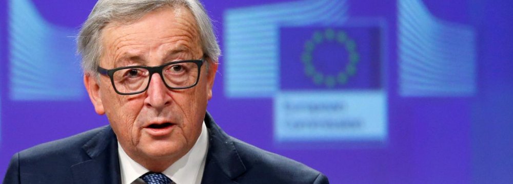 EU Commission chief Jean-Claude Juncker