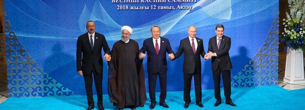  Iran Wants 20% of Caspian Seabed 