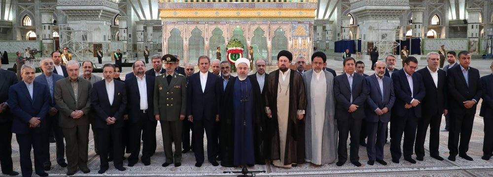 Rouhani Calls for Unity to ‘Dishearten’ Enemies