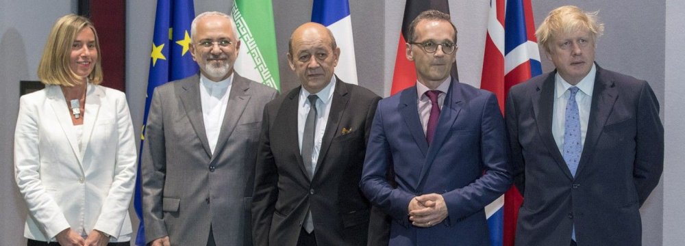 Tehran rejected anonymous diplomatic sources as saying the EU has offered new packages of incentives to Iran in return for clinching a new nuclear deal.