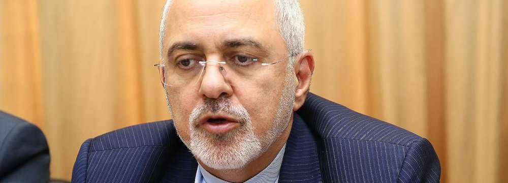 Zarif Says Oman, Switzerland Offer Mediation  