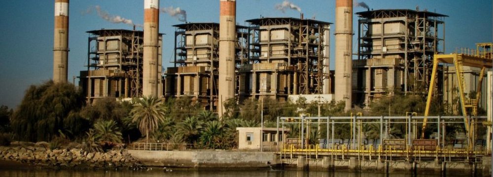 Bandar Abbas Power Plant Output Increases by 22%
