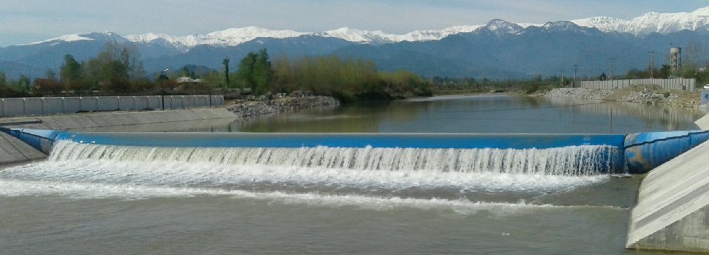 Two Rubber Dams in Mazandaran Near Completion