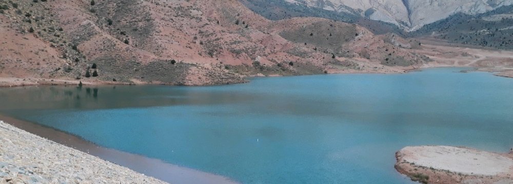 Shahroud Dam About Half Empty