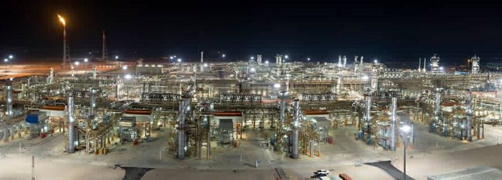 Bidboland Gas Refinery Flaring Down 50%