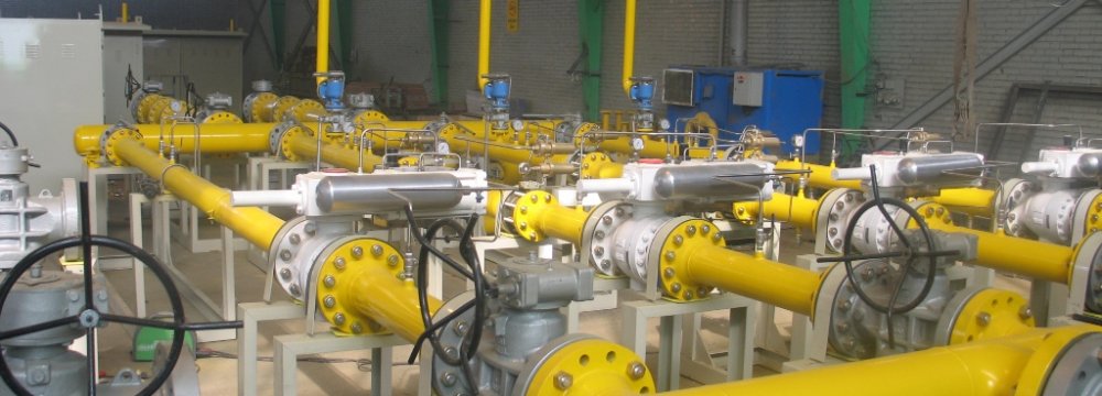 Portable Gas Pressure Reducing Station for Tehran 