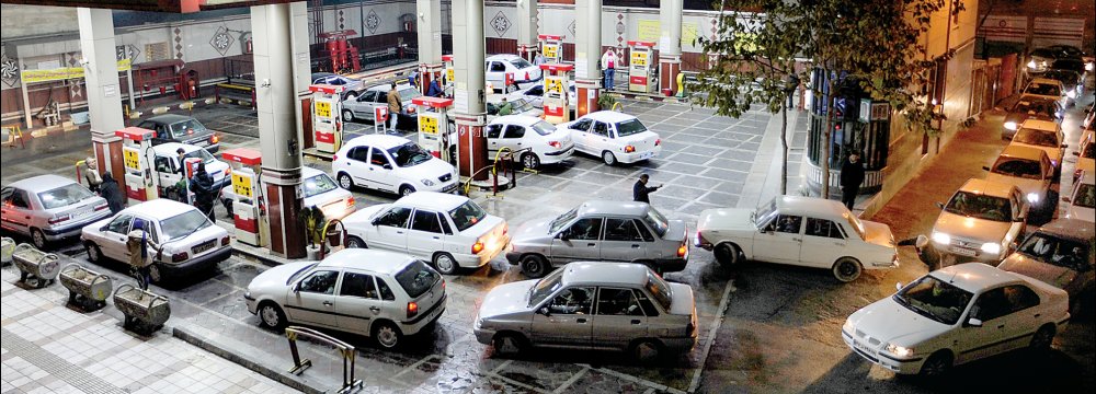 Gasoline Inventory at 1.6b Liters for Nowruz Holiday Season