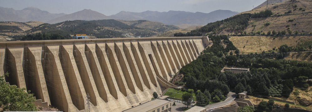 Tehran Hydropower Output Declines