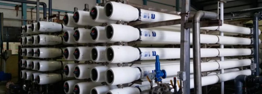 Water Desalination Capacity Expanding in Hormozgan