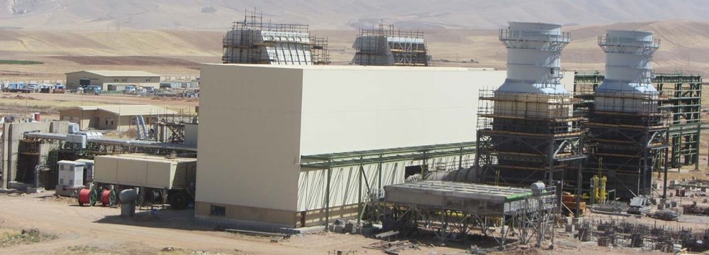 Power Generation Capacity to Increase in Lorestan
