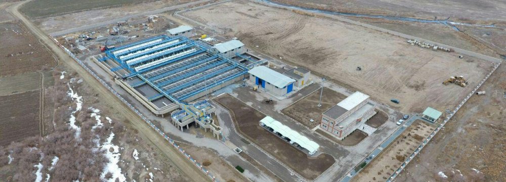 Water and Wastewater Plants Under Construction in Minab