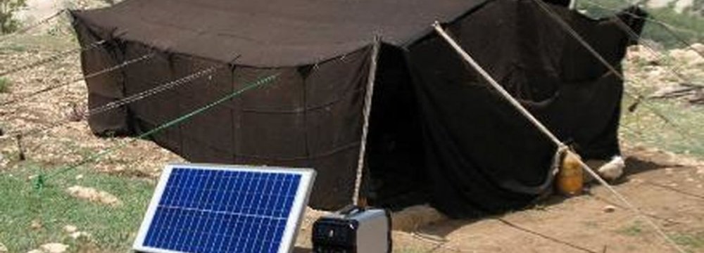 1,100 Portable Solar Plants for Kohgilouyeh-Boyerahmad Nomads