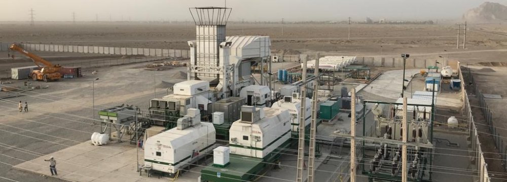 Mobile Power Plant for Sistan-Baluchestan Province