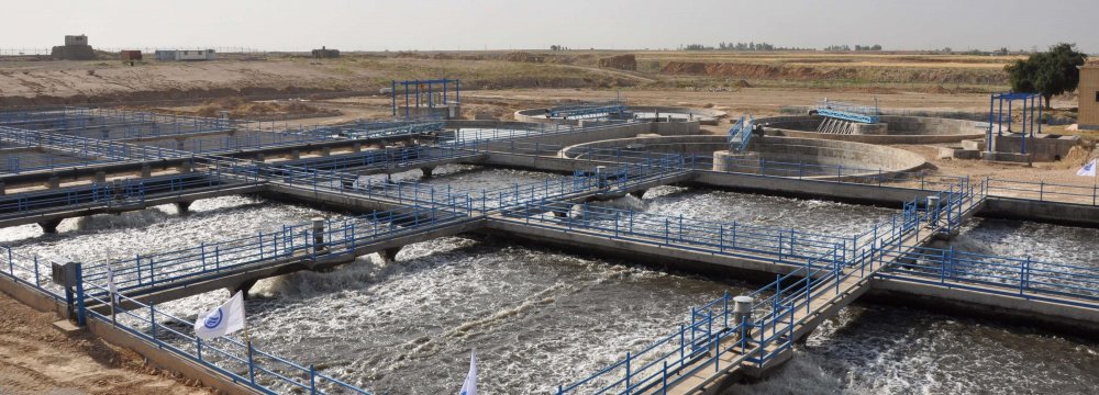 2nd Wastewater Treatment Plant Built in Tehran’s Eslamshahr County 