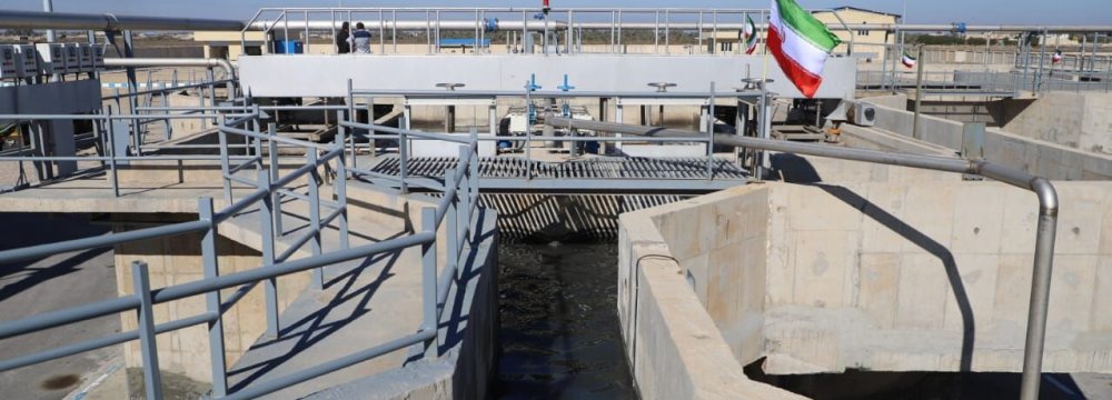 New Wastewater Treatment Plant Opens in Khuzestan