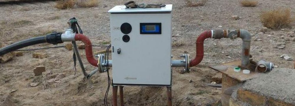 Water Wells in Hamadan Being Equipped With Smart Meters