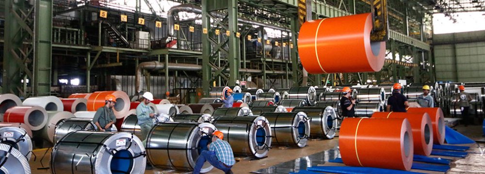 Iranian Steelmakers Register Growth in 1st Quarter Output
