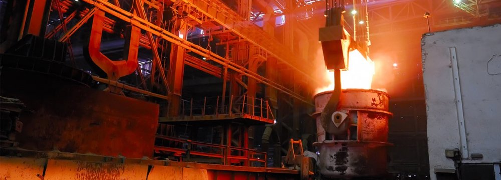 Iran’s Crude Steel Output Rises 8.5% to 27.9m Tons