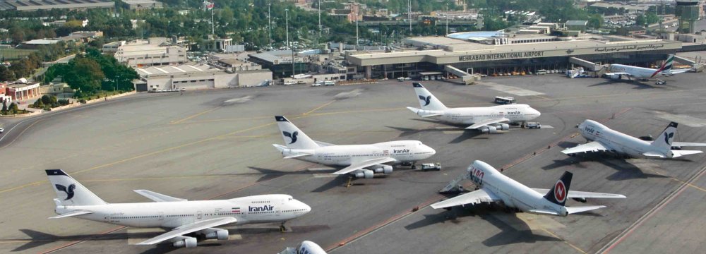 Mehrabad Airport Traffic Down 26%