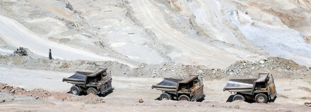 Iran Major Mining Firms’ Sales Up 171% to $3.4b in Two Months