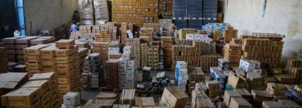 Hoarded Goods Worth $40m Confiscated in Tehran