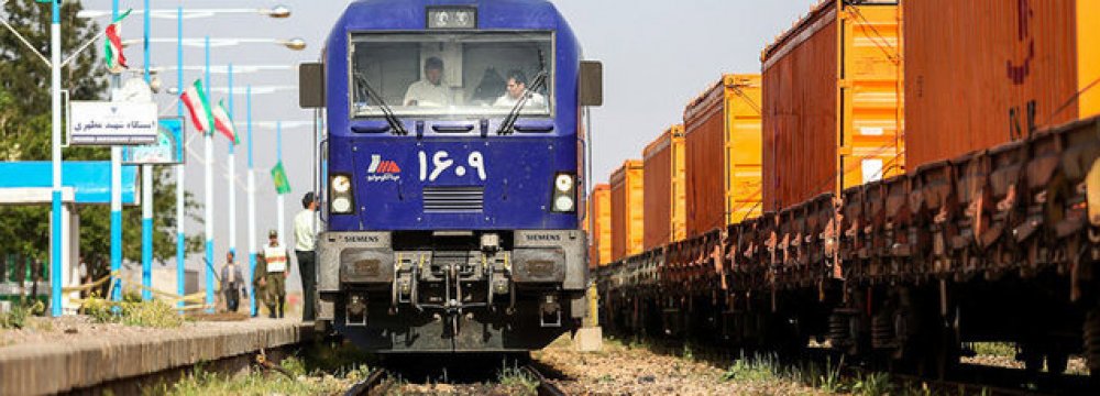 Rise in Hormozgan  Rail Throughput
