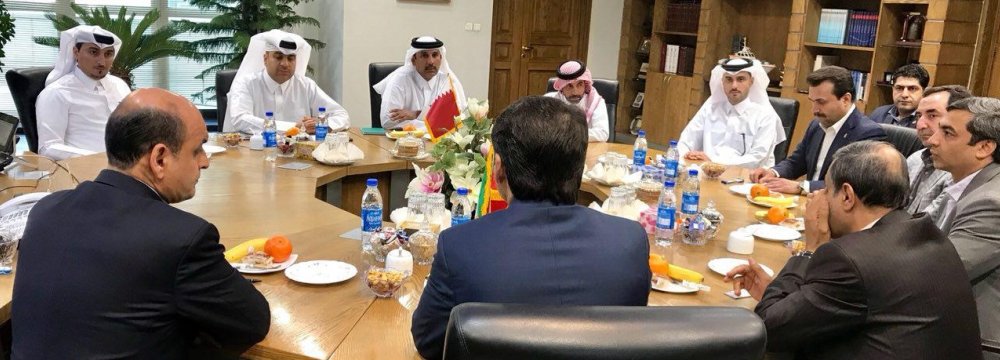 The Qatari delegation is scheduled to visit Iran’s southern ports and become familiar with their commercial and tourism capacities. 