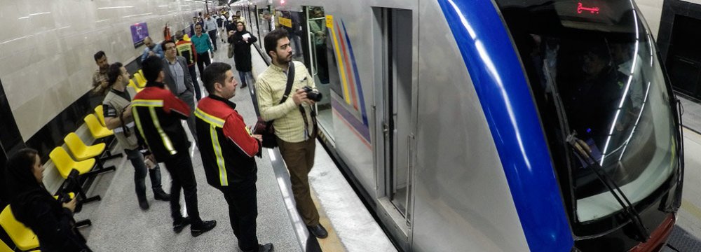 3 Million Trips Daily Via  Tehran Subway 