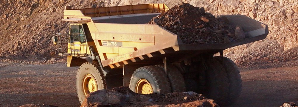 Iran Mineral Trade Surplus Rises to $3.5 Billion 