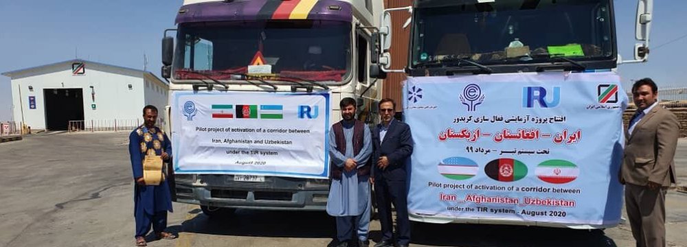 TIR Operations Begin on Iran-Afghanistan-Uzbekistan Route