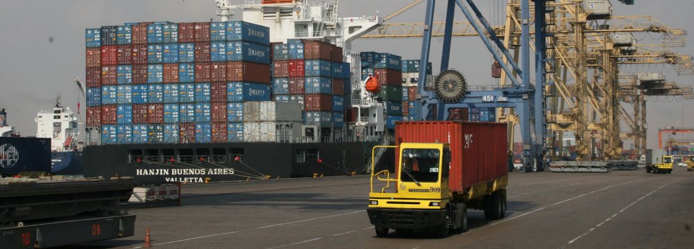 Iran’s Foreign Trade Exceeds $72b