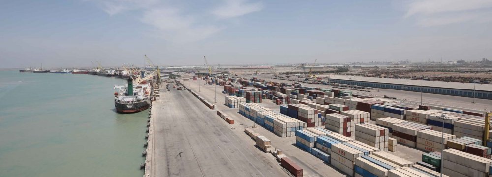 Growth in Essential Goods Import From Imam Khomeini Port