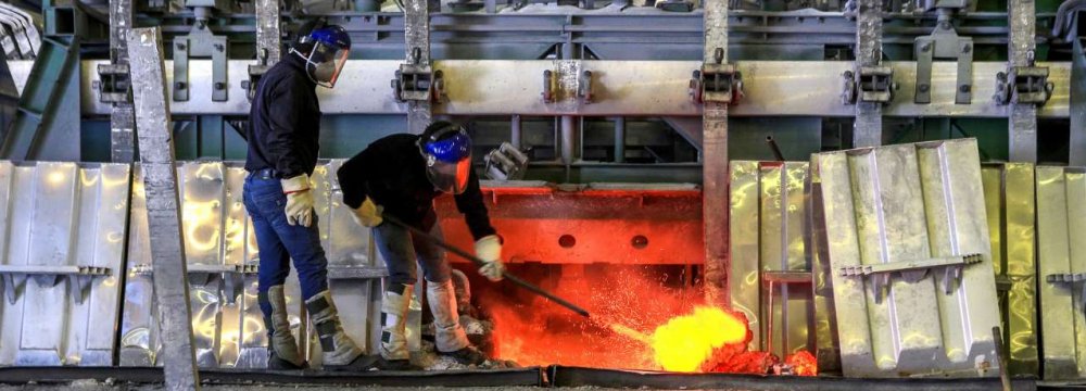Aluminum Production Rises 70% 