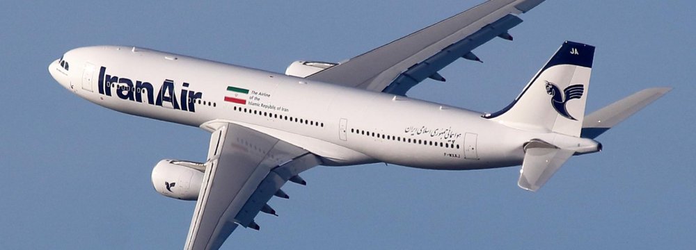 IranAir's Int'l Flights Increasing 