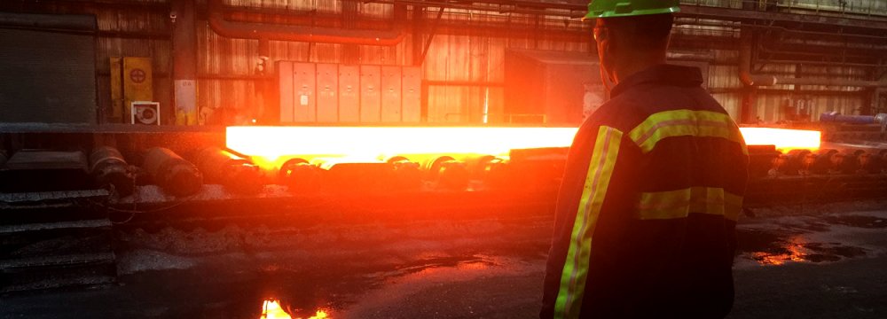 Iran's Steel Output Gains 9.6%