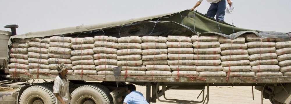 Iran Cement Exports at 4.8m Tons in 9 Months