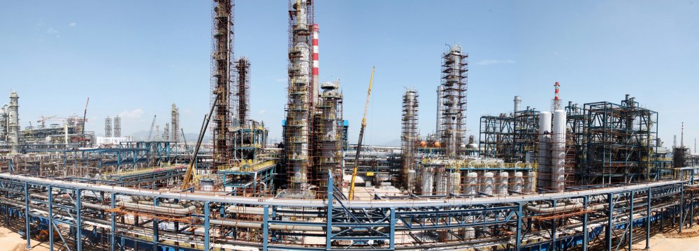 Petrochemical sector is Iran’s second most valuable industry after oil and gas.